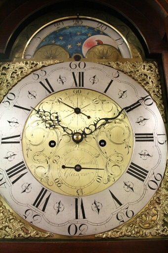 Antique George III Scottish Mahogany Longcase Clock