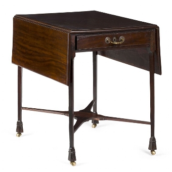 George III Mahogany Pembroke Table