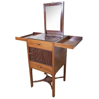 George III Mahogany Gentleman's Washstand