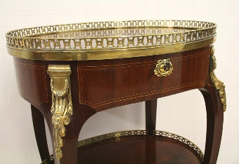 Antique Louis XVI Style Mahogany Gueridon