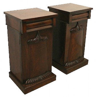 Pair of Early Victorian Mahogany Cabinets