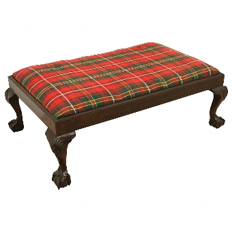 Chippendale Style Mahogany Foot Stool