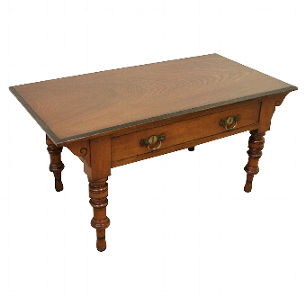 Late Victorian Walnut Coffee Table