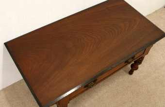 Antique Late Victorian Walnut Coffee Table