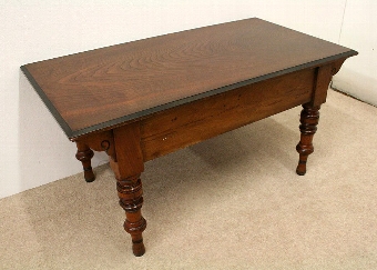 Antique Late Victorian Walnut Coffee Table