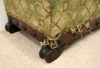 Antique George IV Mahogany Foot Stool