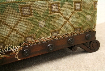 Antique George IV Mahogany Foot Stool