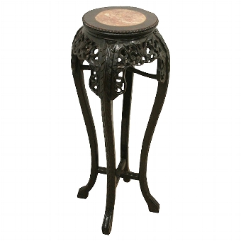 Chinese Tall Huanghuali Plant Stand