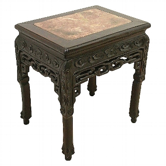 Chinese Carved Hardwood Table