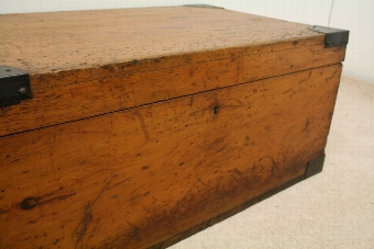Antique Victorian Pine Kist/Blanket Box