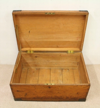 Antique Victorian Pine Kist/Blanket Box