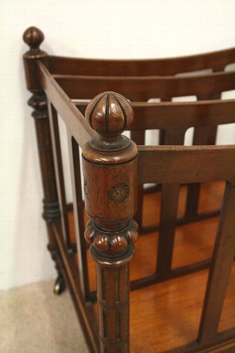 Antique Walnut Canterbury by Morison & Co of Edinburgh