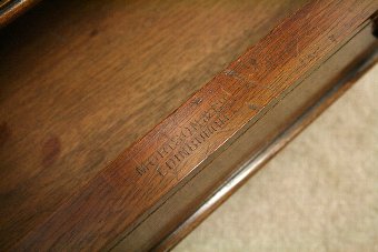 Antique Walnut Canterbury by Morison & Co of Edinburgh