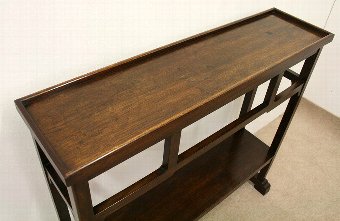 Antique Narrow Mahogany Side Table/Hall Table