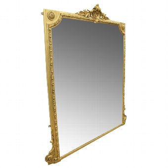 Victorian Gilt Overmantel Mirror