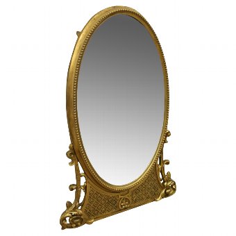 Victorian Carved Giltwood Mirror by John Tayor