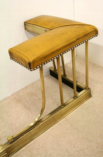 Antique Victorian Style Brass Club Fender