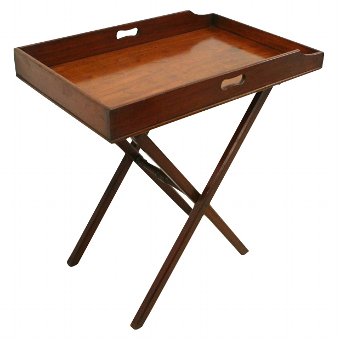 Victorian Butlers Tray and Stand