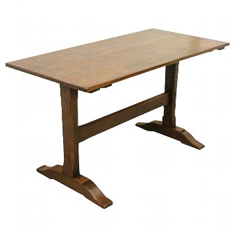 Oak Jacobean Style Dining Table/Refectory Table