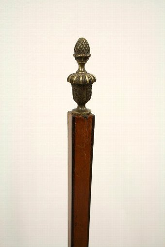 Antique George III Sheraton Style Pole Screen