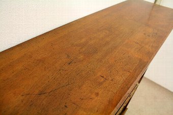 Antique Victorian Walnut Open Bookcase