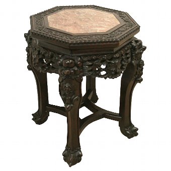 Chinese Rosewood Plant Stand