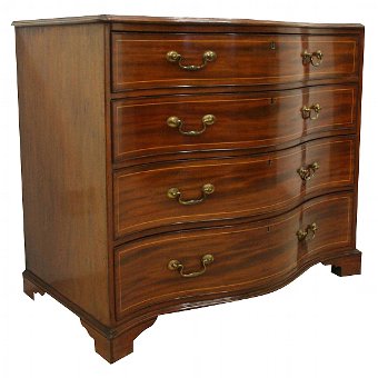 Scottish George III Serpentine Chest of Drawers