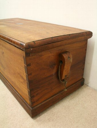 Antique Victorian Camphor Ships Trunk