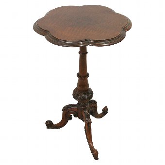 Mid Victorian Walnut Occasional Table