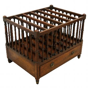 George IV Mahogany Canterbury