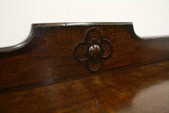 Antique Oak Open Bookcase by Wylie & Lochhead