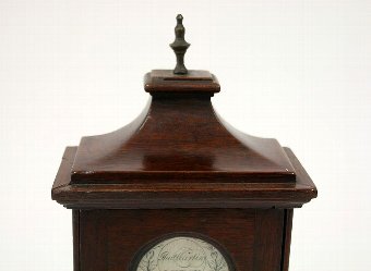 Antique George II Style Mahogany Mantel Clock