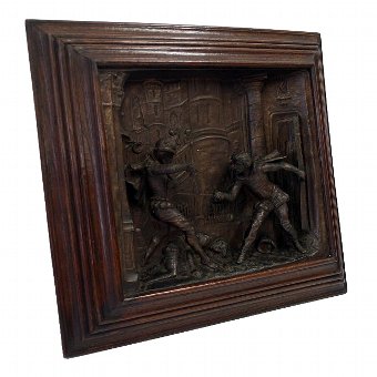 Continental Bronze Wall Plaque