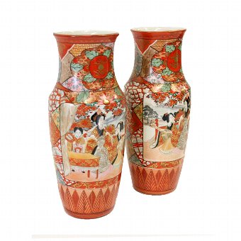 Pair of Japanese Vases