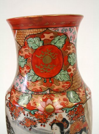 Antique Pair of Japanese Vases