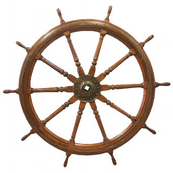 Ships Wheel of the SS Lochee