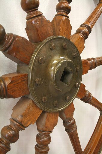 Antique Ships Wheel of the SS Lochee