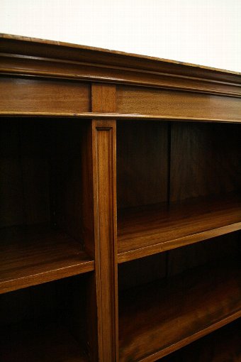 Antique Mahogany Open Bookcase