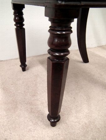 Antique Set of 4 William IV Scottish Mahogany Dining Chairs