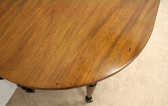 Antique George III Mahogany Drop Leaf Dining Table