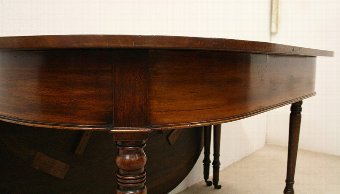 Antique George III Mahogany Drop Leaf Dining Table