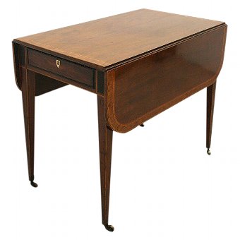 George III Inlaid Pembroke Table