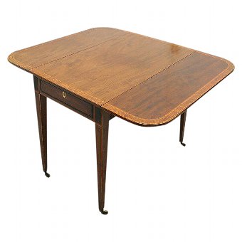 Antique George III Inlaid Pembroke Table