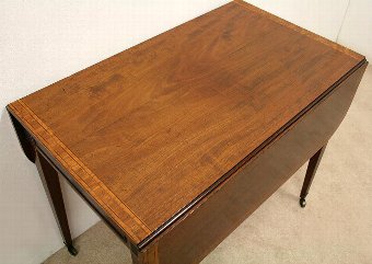 Antique George III Inlaid Pembroke Table