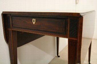 Antique George III Inlaid Pembroke Table