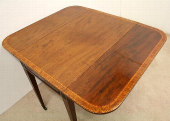 Antique George III Inlaid Pembroke Table