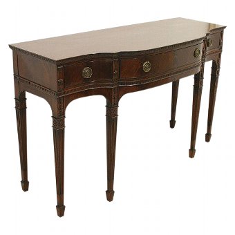 Adams Style Mahogany Hall Table