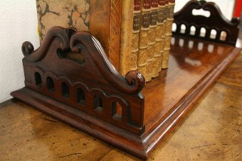 Antique Regency Rosewood Book Trough