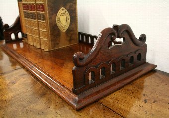 Antique Regency Rosewood Book Trough