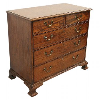 George III Spanish Mahogany Chest of Drawers